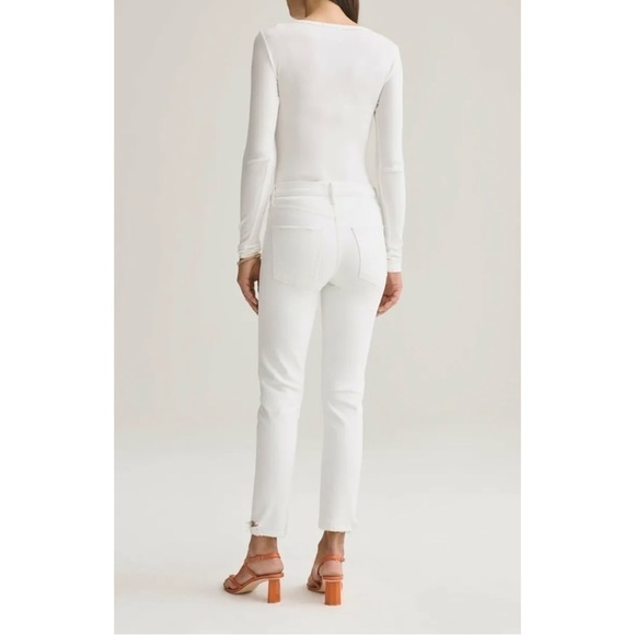 NWOT AGOLDE Toni Mid Rise Straight Jeans - Picture 3 of 15